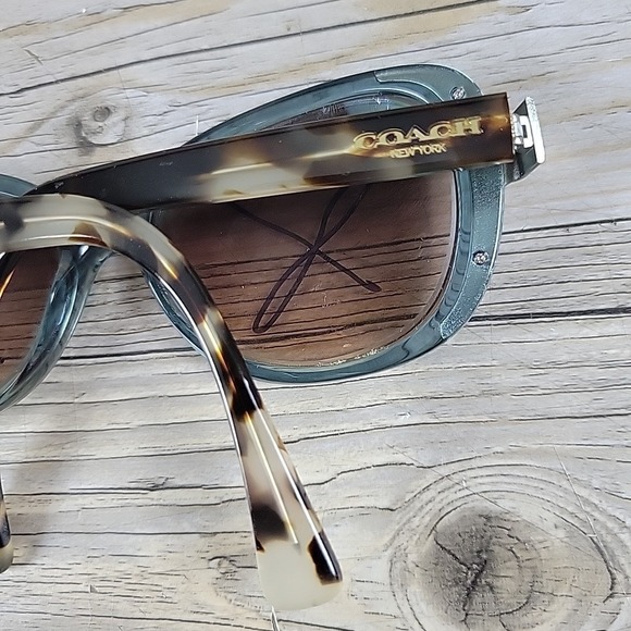COACH HC 8172 5370D0 CRYSTAL TEAL SNOW LEOPARD TORT 56-16-140 FRAMES ONLY‎ main image 12